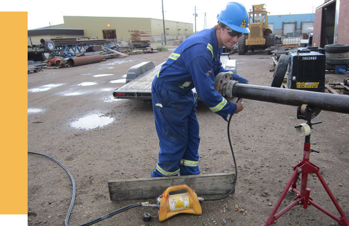 20/20 NDT CEDO Performing Fabrication Inspection at a Fabrication Yard